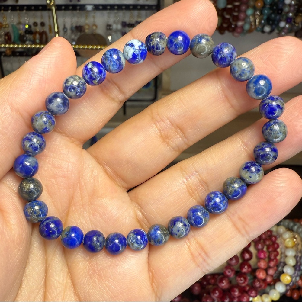 6mm lapis lazuli bracelet